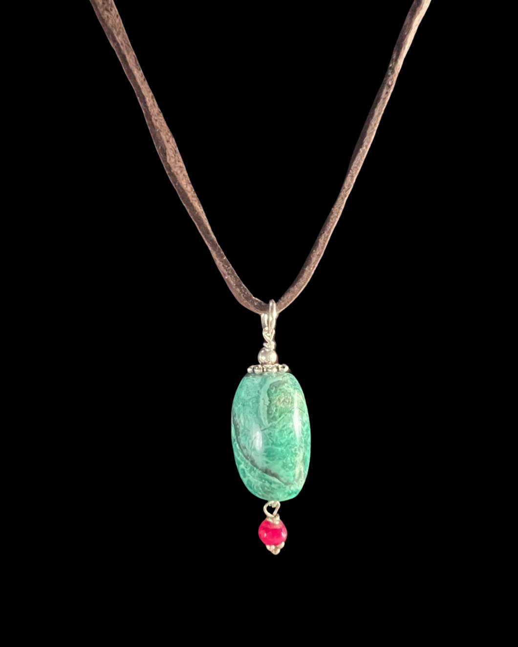 amazonite w/ruby #2