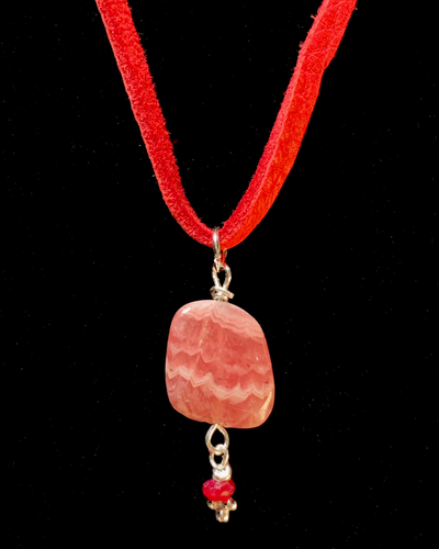 rhodocrosite w/ruby